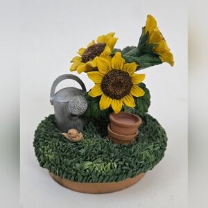 Our America Gift Company Decorative Sunflower Large Yankee Candle Jar Topper